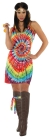 Tie Dye Mini Dress Adult Small