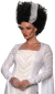Bride Wig Black White