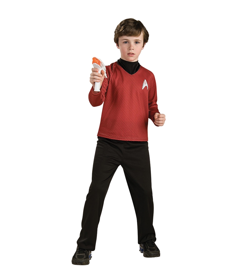 Star Trek Chld Dlx Red Cost Lg