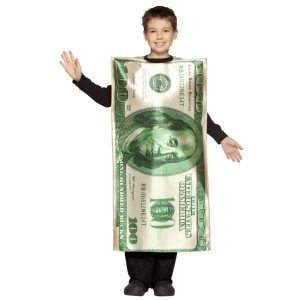 100 Dollar Bill Child 7-10