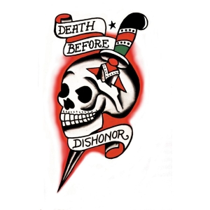 Tattoo Vintage D B D  Skull