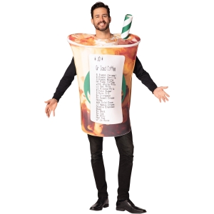 Barista'S Nightmare Coffee Cup Adult Costume