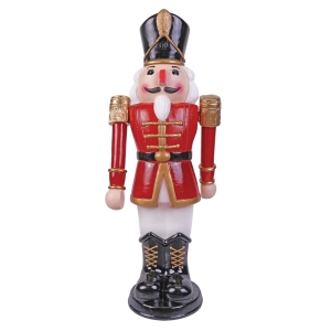 Nutcracker Animatd Red/Wt 36In