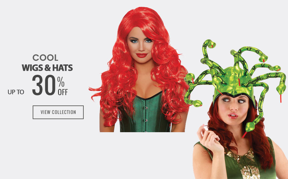 halloween wigs & hats