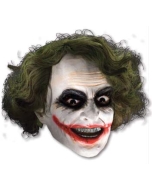 Joker 3/4 Vinyl Mask W Hair