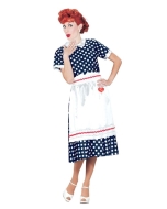 I Love Lucy Polka Dot Dress Lg