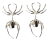 Spider Gauge Earrings