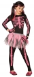 Skeleton Punk Pink Child 8-10