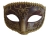 Opera Eye Mask Burgundy Gold