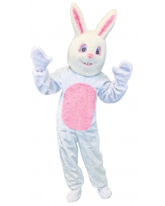 Adult Bunny Suit With Mascot Head - Xl