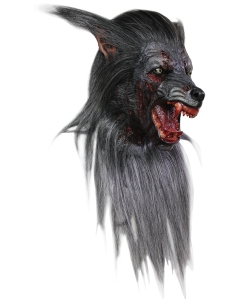 Black Wolf Adult Latex Mask